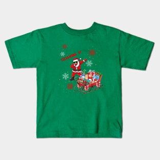 Santa Sleighing It Christmas shirt Kids T-Shirt